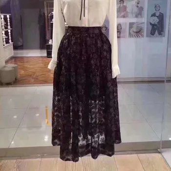 

Women Skirt 2019 Autumn and Winter New Pattern Sequin Embroidery + Fireworks Embroidery Women's Skirt