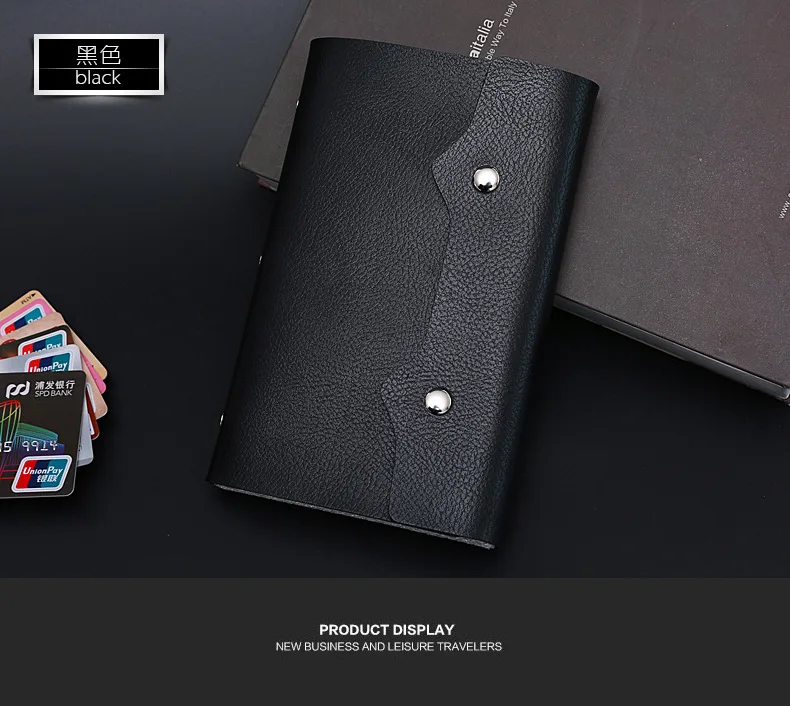 PU Leather 108 Slots High capacity Card Holder Business Card Case Function Bag Minimalist Wallet ID Card Bag Dropshipping