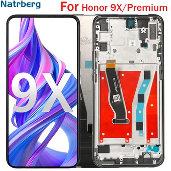 

LCD for Huawei Honor 9X Premium STK-LX1 Lcd Display With Frame Touch Screen Replacement For Huawei Honor 9X Russion Version