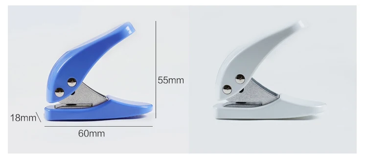 Школьная офисная ручка перфоратора с одним отверстием бумажный Перфоратор с одним отверстием для скрапбукинга 10 страниц блокнот Diy необходимый аксессуар