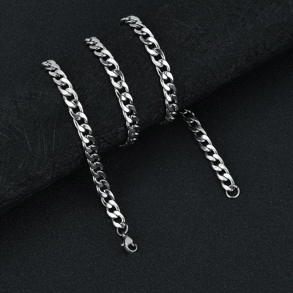 Collane A Catena Cubana In Acciaio Inossidabile Uomo E Donna Catene Spesse In Argento Hip Hop Con Maglie A Cordolo 3MM 5MM 7MM 9MM Gioielli Alla Moda Da 3,27 € | DHgate