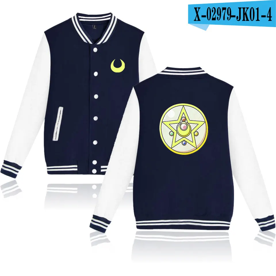 Sailor куртка Луна Женская эксклюзивная модная зимняя куртка в стиле хип-хоп женская новая стильная Аниме Повседневная Горячая куртка одежда XXS-4XL - Цвет: 23