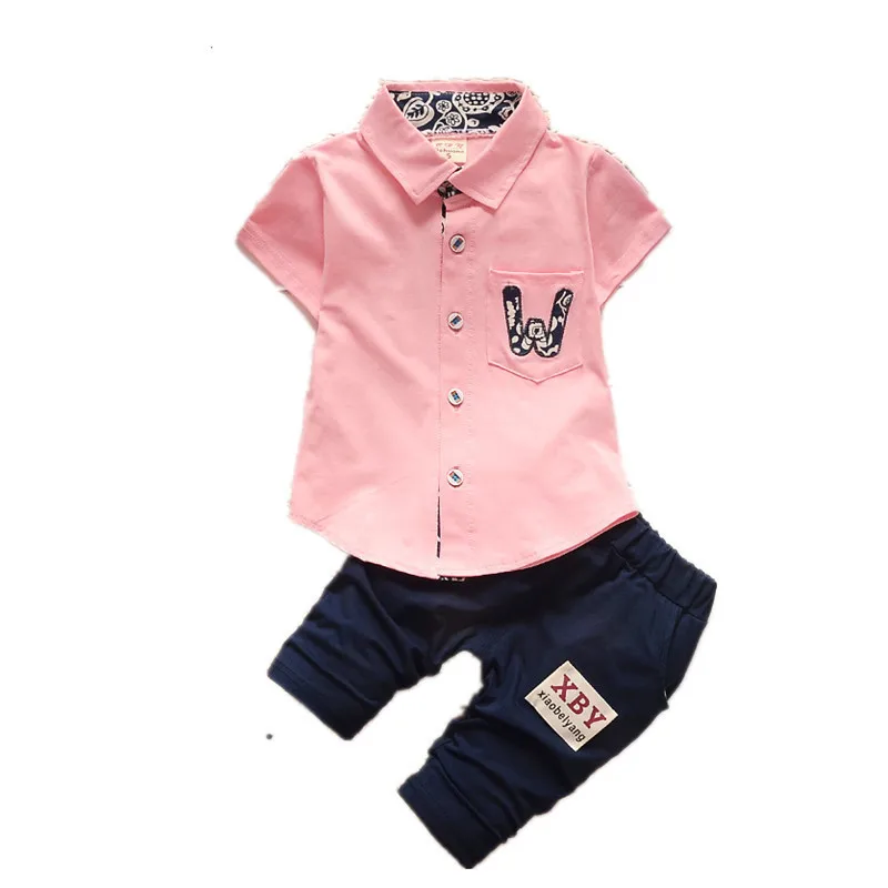 

New Baby Boy Printing T Shirt Coat Letter Shorts Summer Children Outing Clothes 2Pcs/sets Infant Kids Fashion Toddler Tracksuits
