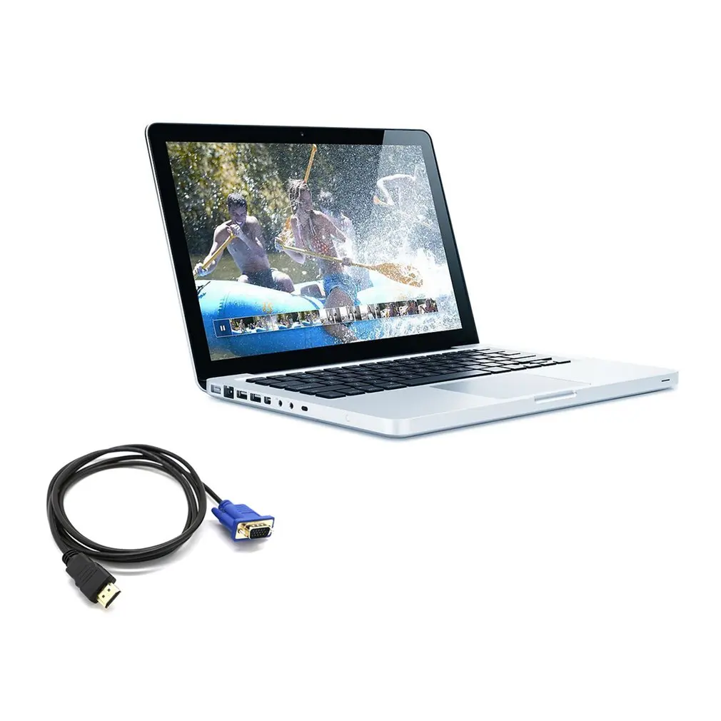 1.5M HDMI-compatible To VGA D-SUB Male Video Ad Ter Cable Lead for TV PC Computer Durable Laptops | Компьютеры и офис