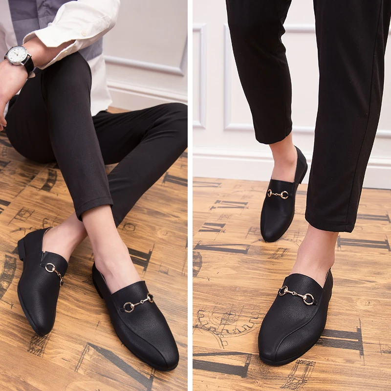 Brand New Men Tassel Loafers PU Leather Formal Shoes Elegant Dress Shoe Simple Slip On Man Casual Footwear