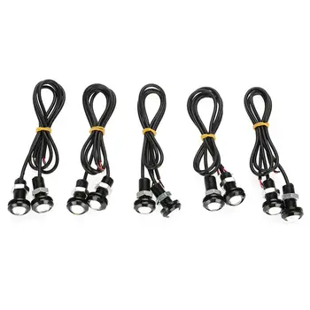 

10pcs 10W 18mm White Eagle Eye FOG theDRL LED Motor for Cars Head Tail Backup Signal Light DC 12V High Quality