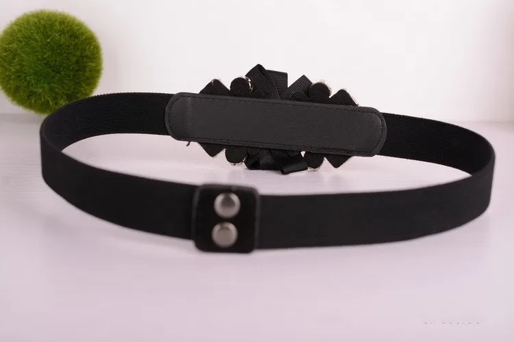 Сексуальное украшение из горного хрусталя дикие корейские эластичные ремни пояс для женщин модный черный пояс Серый Белый Золотой горный хрусталь