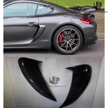 

981 High Quality Carbon Fiber Side Vents Car Modification Side air-in-take for Porsche 981 Cayman GT4 style