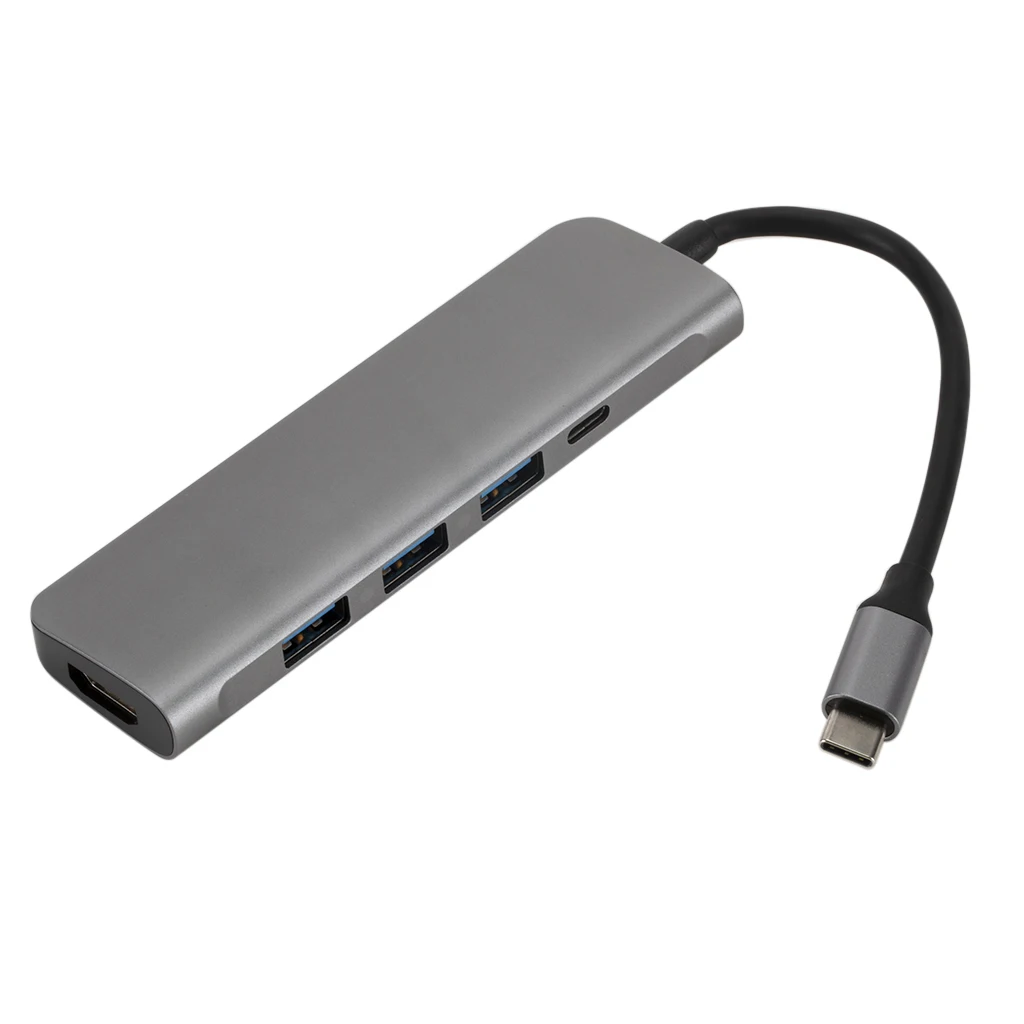 USB C концентратор type C HDMI VGA адаптер Thunderbolt 3 PD конвертер для Macbook Многофункциональный функциональный