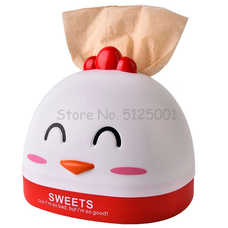 Cartoon Dual-purpose Tissue Box Desktop Creative Carton Simple Cute Animals Living Room Tea Table Roll Paper Tube - Цвет: Лиловый