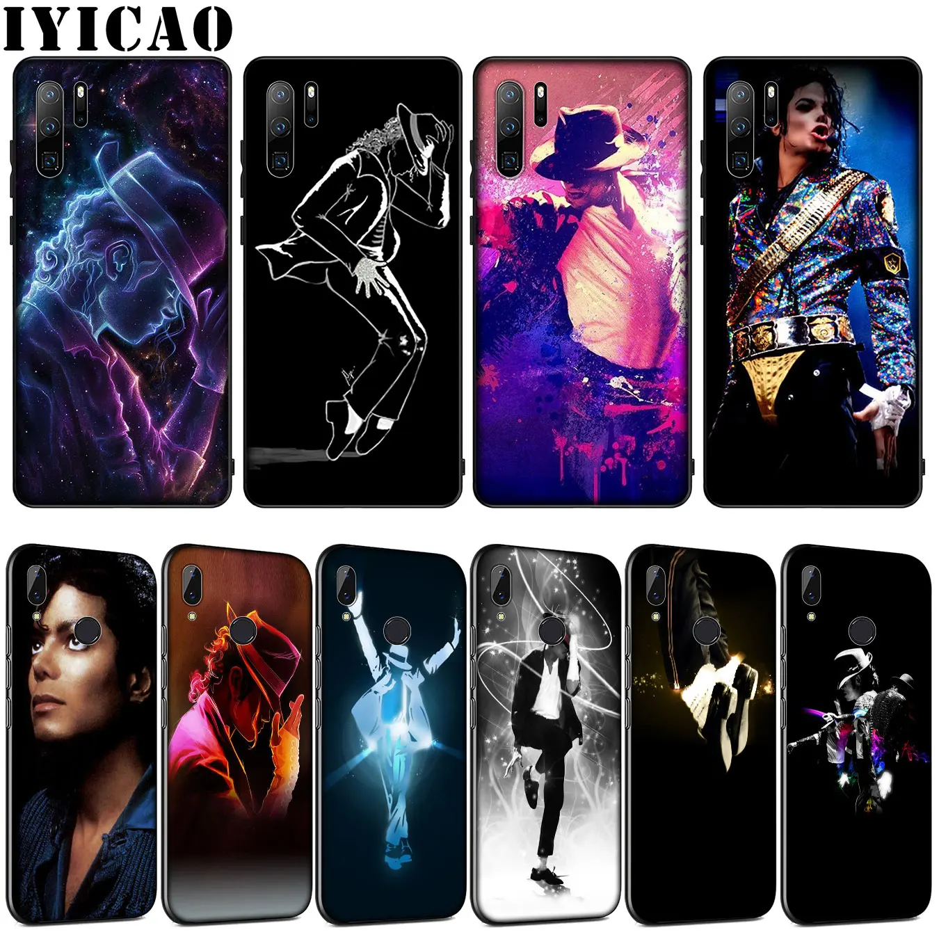 Мягкий силиконовый чехол IYICAO с Майклом Джексоном для Huawei P30 P20 Pro P10 P9 Lite Mini 2017 2016 P