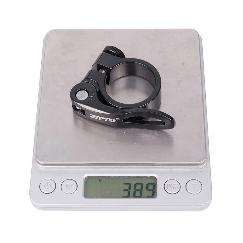 

MTB Bike Bicycle Seat Post Saddle Clamps Clamp Quick Release 31.8/34.9mm Black