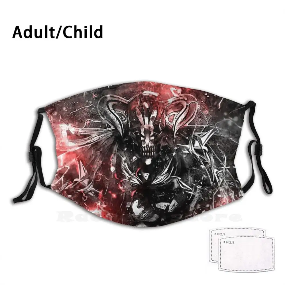 Revenge Sentiment Funny Print Reusable Pm2.2661 Filter Face Mask Ichigo Hollow Vast Lorde Zero Tear Bankai Getsuga Tenshou | Аксессуары