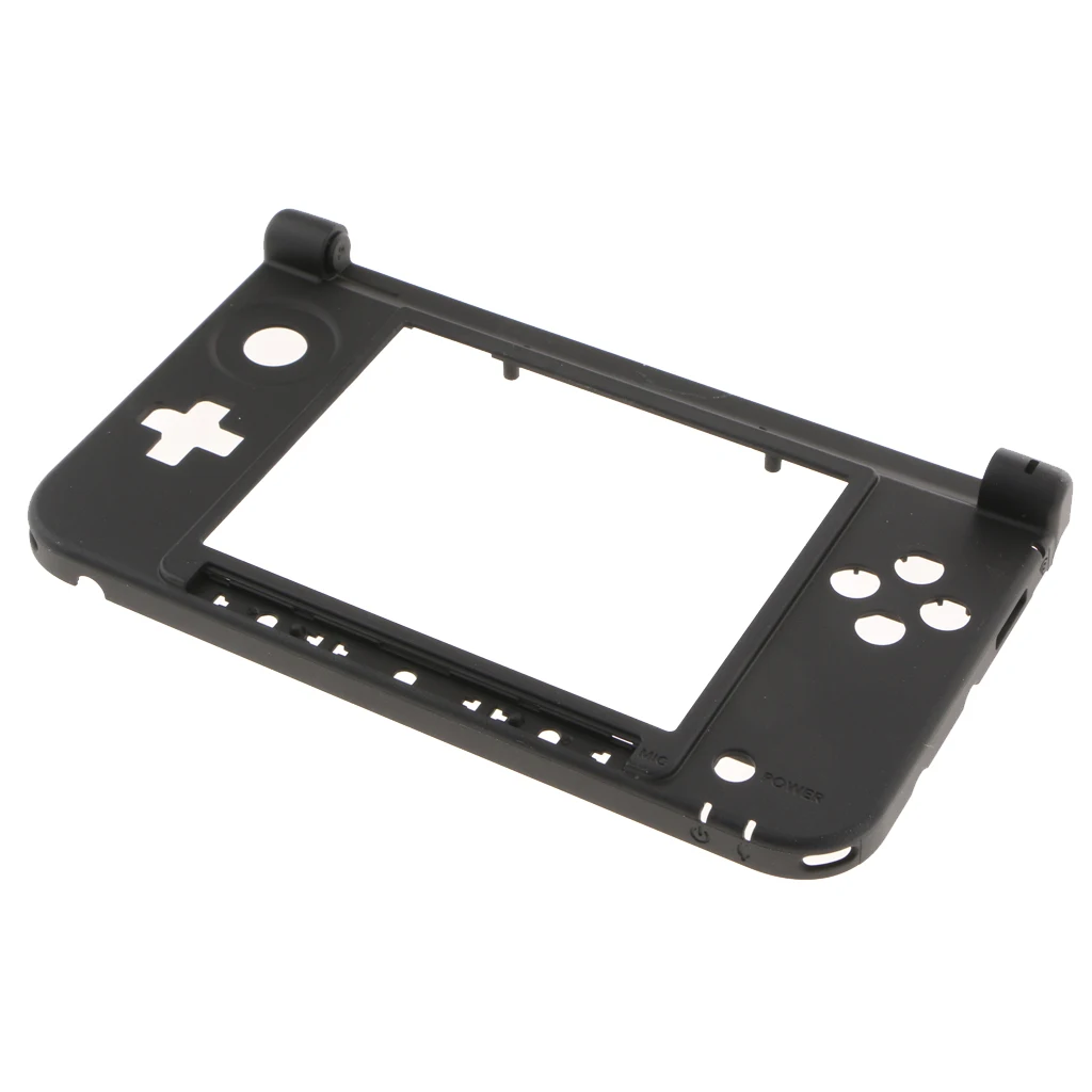 For Nintendo 3ds Xl Ll Replacement Hinge Part Black Bottom Middle Frame