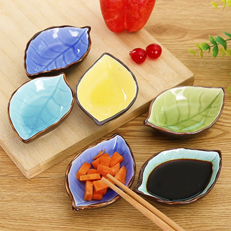 

Ceramic Small Dish Kitchen Tableware Multi-function Vinegar Dish Sauce Dish Ceramic Dish Creative Snack Plate Gravy Boats