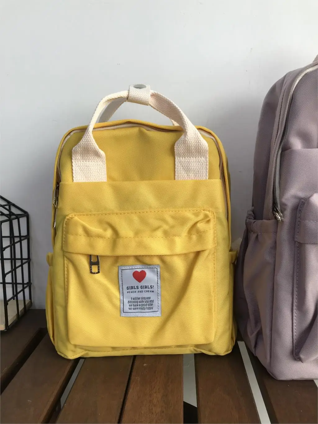 Южная Корея прекрасный ins мягкая сумка женский студенческий японский Harajuku рюкзак небольшой свежий ulzzang фиолетовый рюкзак
