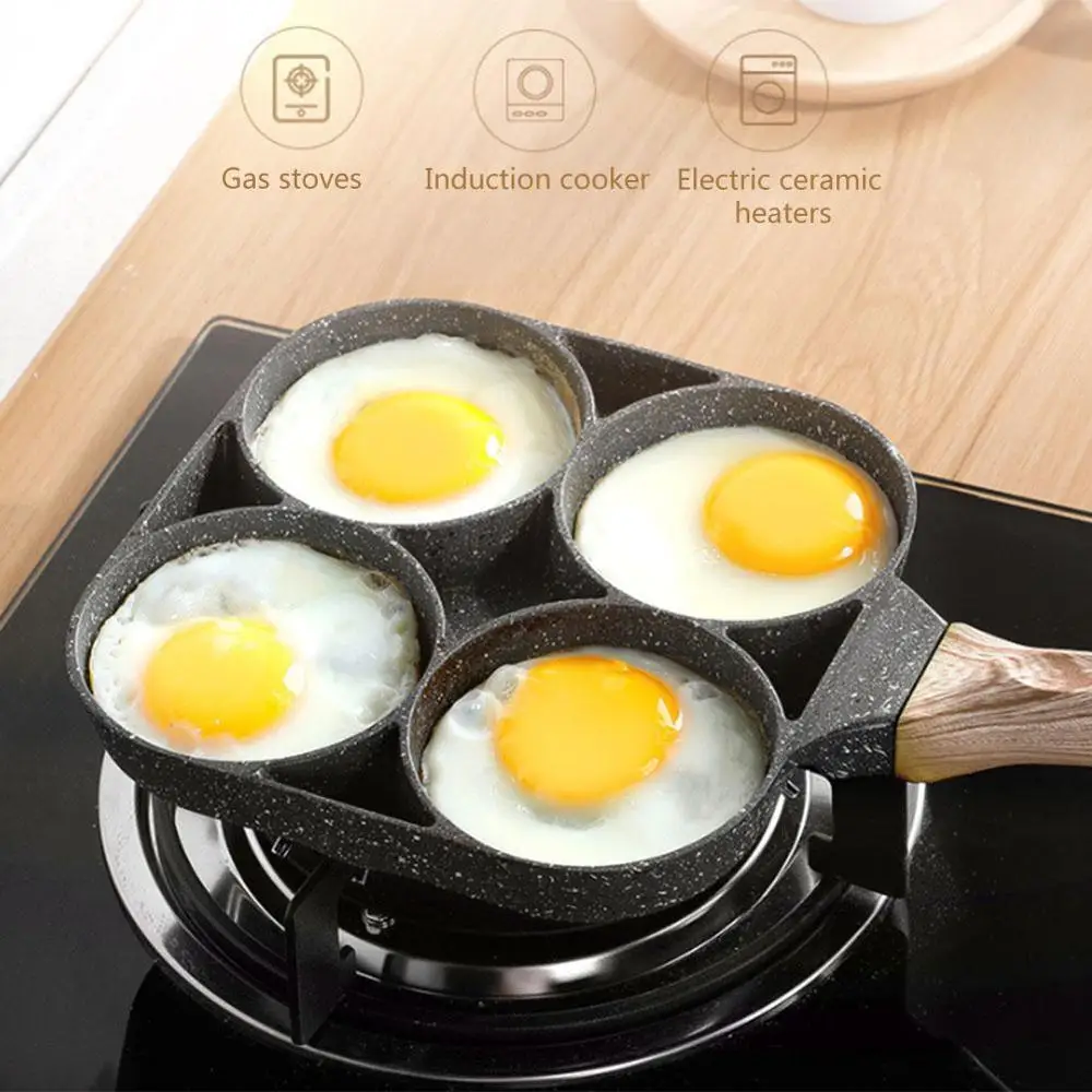 4.7'' One Egg Frying Pan Portable Mini Fried Egg Pan Heart Flower Star  Shaped Nonstick Breakfast Skillet Cook Pan for Stove Top - AliExpress