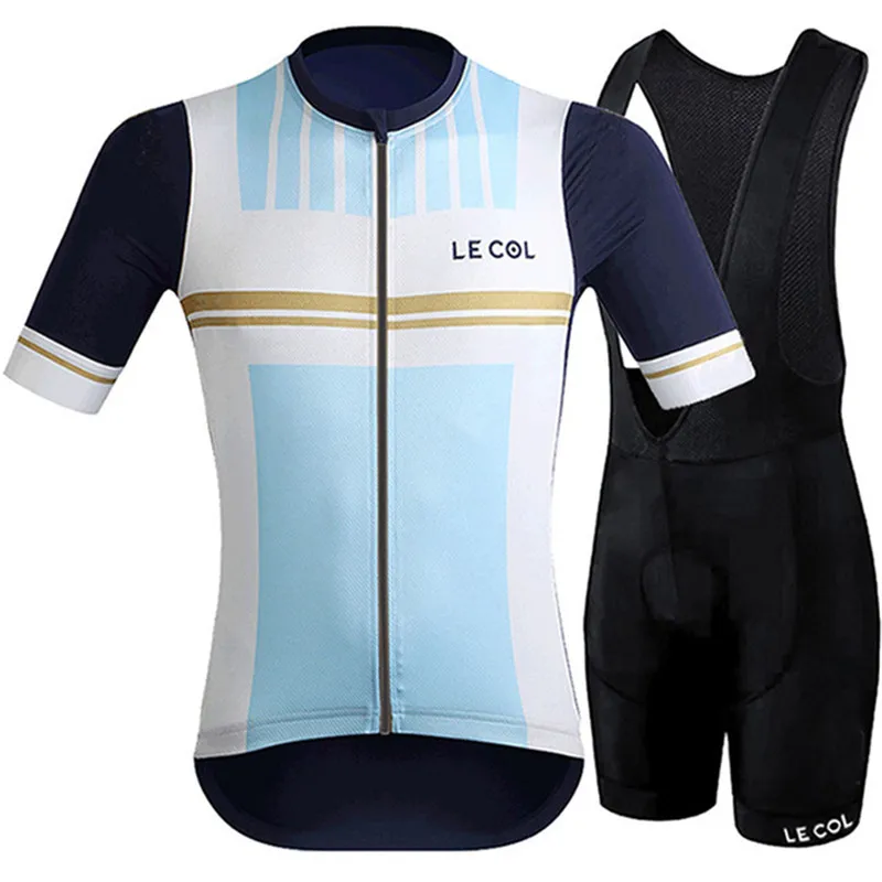 Джерси для велоспорта LE COL WIGGINS ciclismo maillot team aero с коротким рукавом, одежда для велоспорта, велосипедная одежда для велоспорта, MTB, спортивная одежда - Цвет: sets