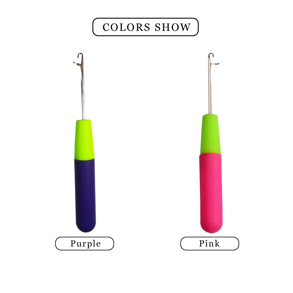 

Crochet Hook Needles For Jumbo Braiding Hair And Crochet Braids Dread Lock Maintaining Tools Plastic Knitting 2 pcs/lot