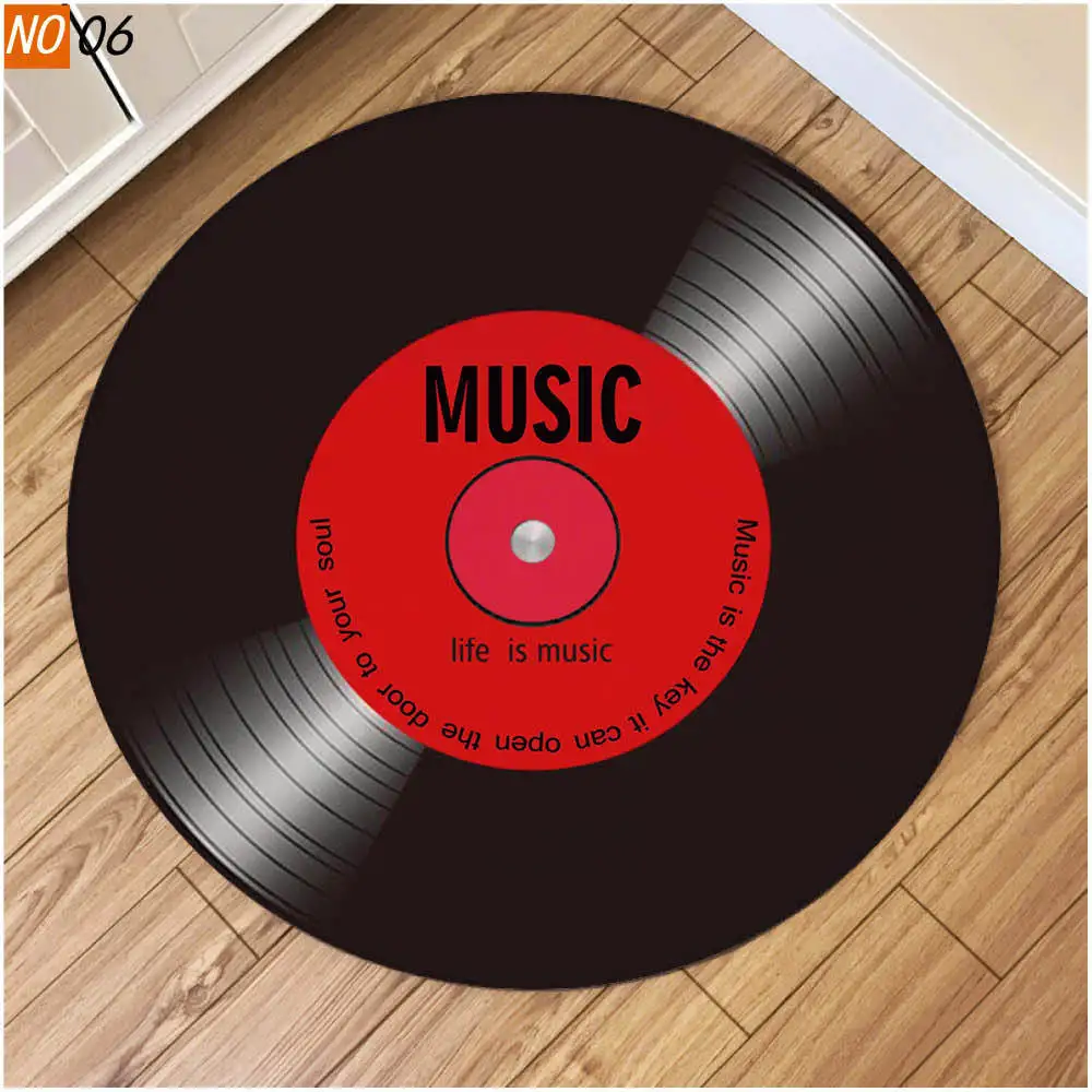 Круглый CD стол, ковер для гостиной, Европейский коврик, Нескользящая подушка для стула, ковер для детской комнаты, домашние коврики, модный современный ковер
