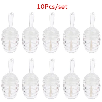 

5/10Pcs 9 ml Empty Lip Gloss Tubes Mini Refillable Containers Clear Plastic For Lip Glaze Oil Cosmetic Organizer Makeup Tool