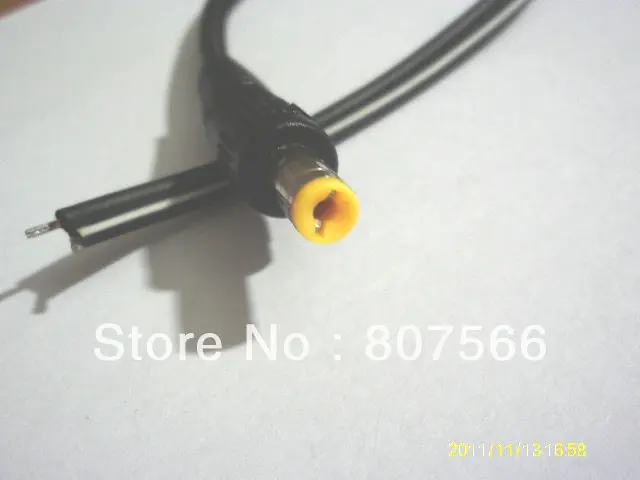100 шт. 5,5x2,1 мм DC разъем питания мужской разъем с 18AWG Кабель 26 см