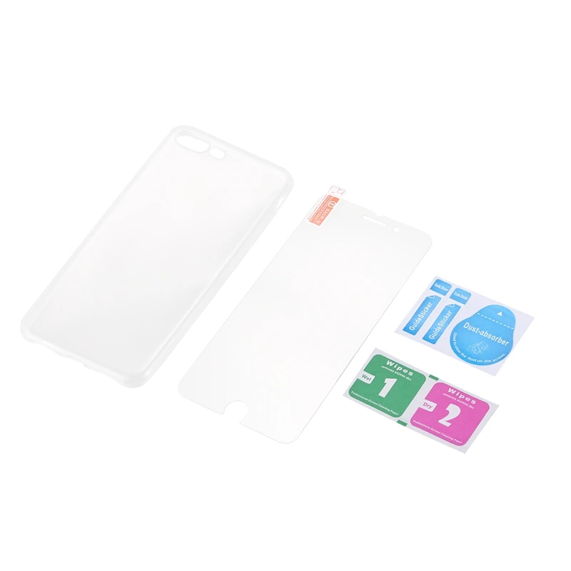 Cellphone Case + Phone screen protection film Transparent for iPhone 7 Plus Cellphone Case + Phone screen protection film Transparent for iPhone 7 Plus