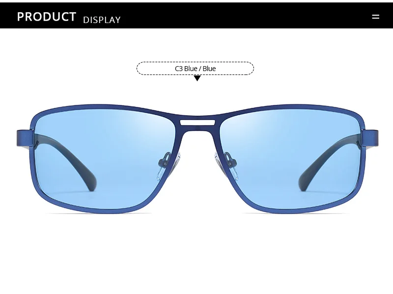 Pro Acme мужские поляризационные солнечные очки, Солнечные очки в квадратной металлической оправе, очки для вождения, рыбалки, модель PC1323