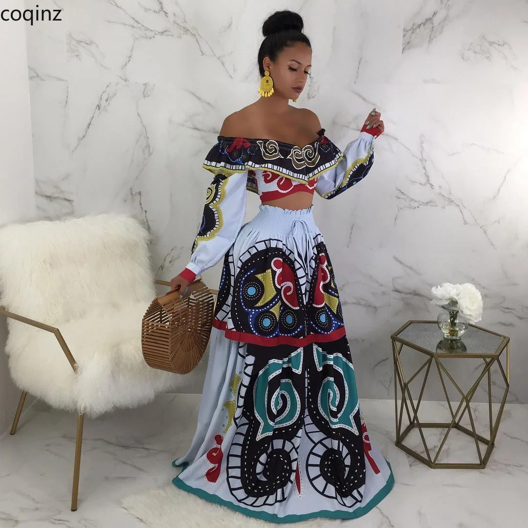 

Plus Size Summer 2019 Two Piece Set Crop Top and Skirt Set Women 2 Piece Set Matching Sets Club Outfits Conjunto Mujer LD8272