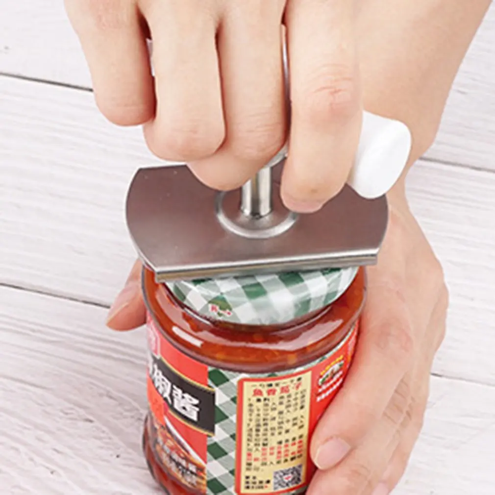 Adjustable Can Opener Manual Screw Cap Wine Opener Stainless Steel Effort Saving Tool Function Combination