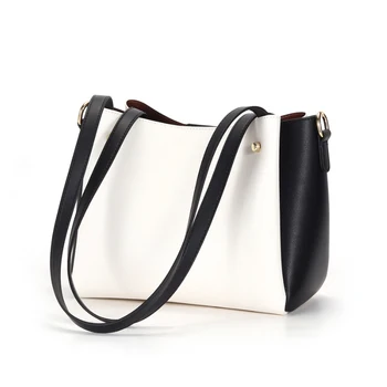 

YIFANGZHE Women Shoulder Bag Leather Soft to Touch Premium Nature Cowhide Removable Interior Pouch Roomy Umbrella iPad