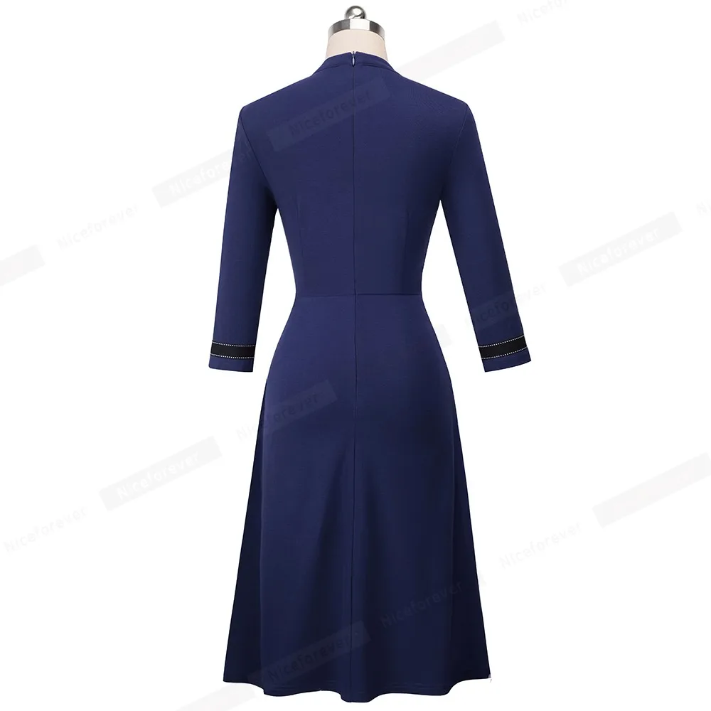 Ayowangyina, винтажное, элегантное, лоскутное, круглый вырез, Pinup, для женщин, Vestidos, Бизнес Стиль, вечерние, расклешенное, а-силуэт, Ретро стиль, женское платье, A135
