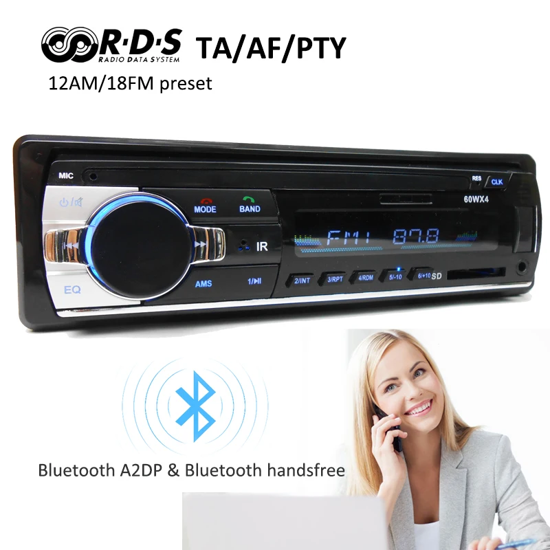 1 Din Автомагнитола DAB Plus RDS Bluetooth A2DP FM AM MP3 USB SD Aux APP Управление аудиосистемой