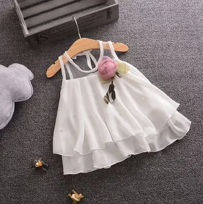 

Childrenswear Summer 0-1-2-3-Year-Old Baby Girls Western Style Princess Dress Infants Chiffon Dress Fashion