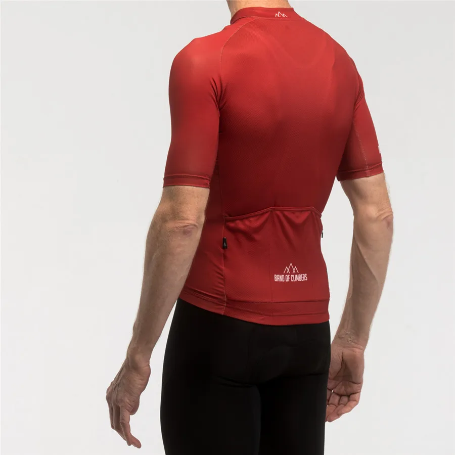 Красный UCI Pro велосипед с коротким рукавом Maillot Ciclismo мужские велосипедные Джерси летние дышащие комплекты одежды для велоспорта