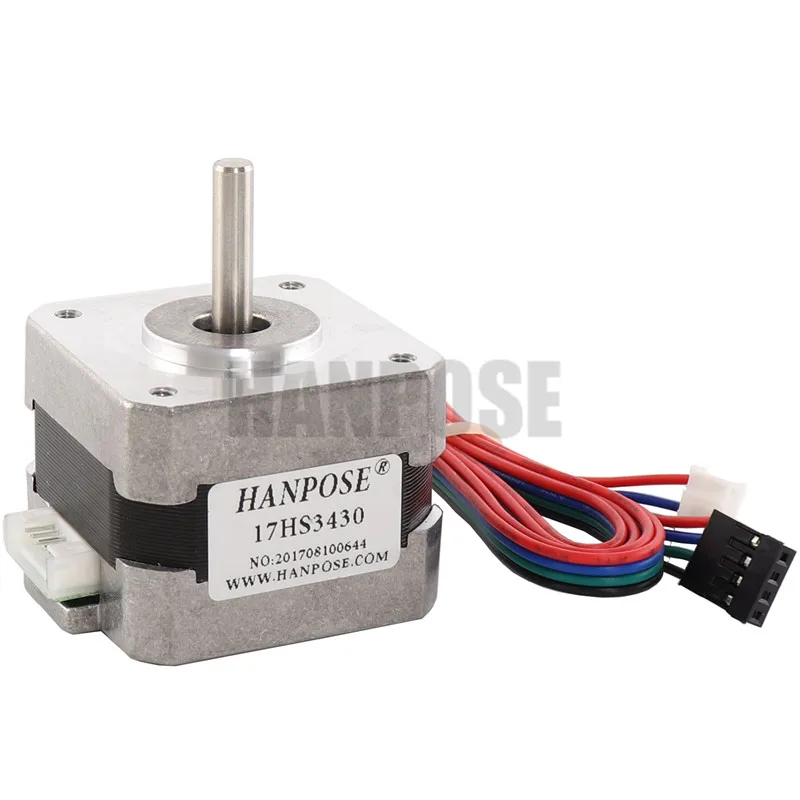 3D-принтеры- Nema17 для 12VDC 2800g. См 34 мм длина 4-свинец 17HS3430 17 мотор шагового двигателя для станка с ЧПУ