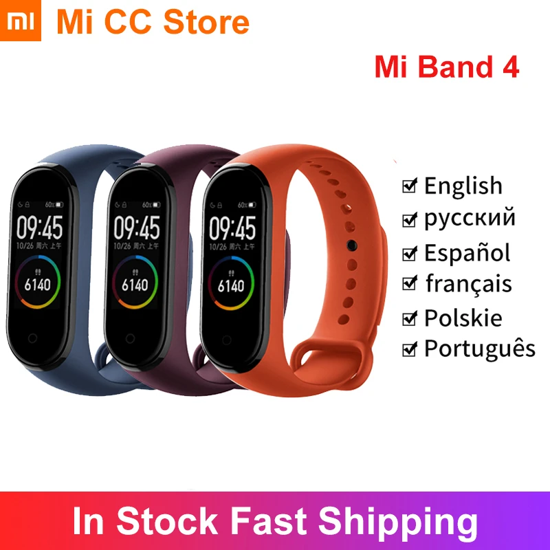 Фитнес браслет Xiaomi Mi Band 4 с пульсометром и поддержкой Bluetooth 5 0|Смарт-браслеты| |