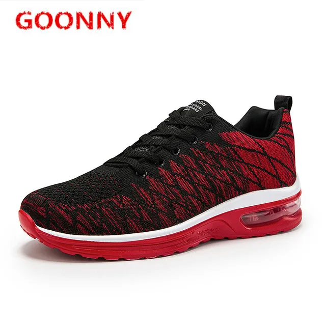 US $13.07 Shoes Men Running Shoes For Men Sport Shoes Black Shock Absorbing Casual Shoes Air Cushion Sneakers