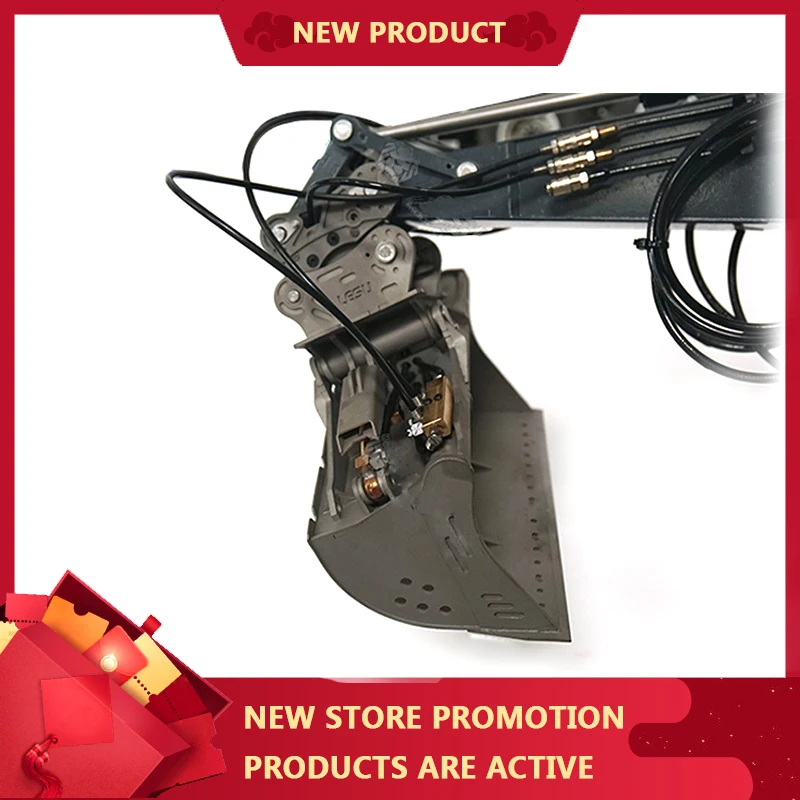 

1/14 Excavator C374 AC360 Modified Quick Release Change Bucket Hydraulic Tilt Bucket DIY Modified Accessories