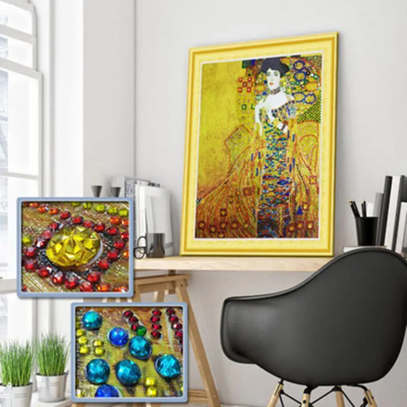Lady 5D DIY Special Diamond Painting Embroidery Drill  Needlework Cross Craft Stitch Kit Home Decor Q6PE