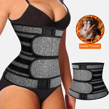 

Women BodySuit Waist Trainer Corset Sweat Belt Shapewear for Women Weight Loss Compression Trimmer Workout Fitness Body Shaper