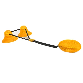 

Newest Double Suction Cup Tug Toys for Dogs Pet Self Playing Ball Multifunctional Puppy Bite Game