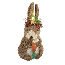  Christmas Decoration Simulation Cute Rabbit Halloween Ornament Home Decor for Wedding Window Decoration 2022 Artificial Bunny 
