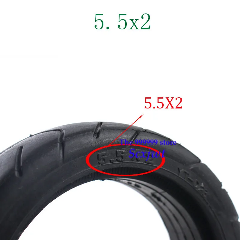 Горячая Высокая производительность 5,5X2 дюймов Взрывная шина Fastwheel F0 заднее колесо твердые шины для углеродного волокна скутер электрический скутер