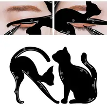 Miji Mila кошачья подводка для глаз трафарет дымчатые тени для век Аппликаторы подводка для глаз шаблон пластина Профессиональная подводка для глаз инструменты для макияжа