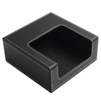 

Car Bathroom Desktop Square Dispenser Office PU Leather Tissue Box Kitchen Restaurant Hotel Paper Towel Organizer Napkin Storage
