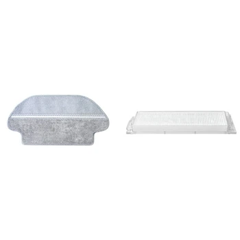 

5 Wet Water+5Dry and Wet Separation Cleaner Mop for Xiaomi STYJ02YM & 20Pcs Hepa Filter for Xiaomi STYJ02YM Conga 3490