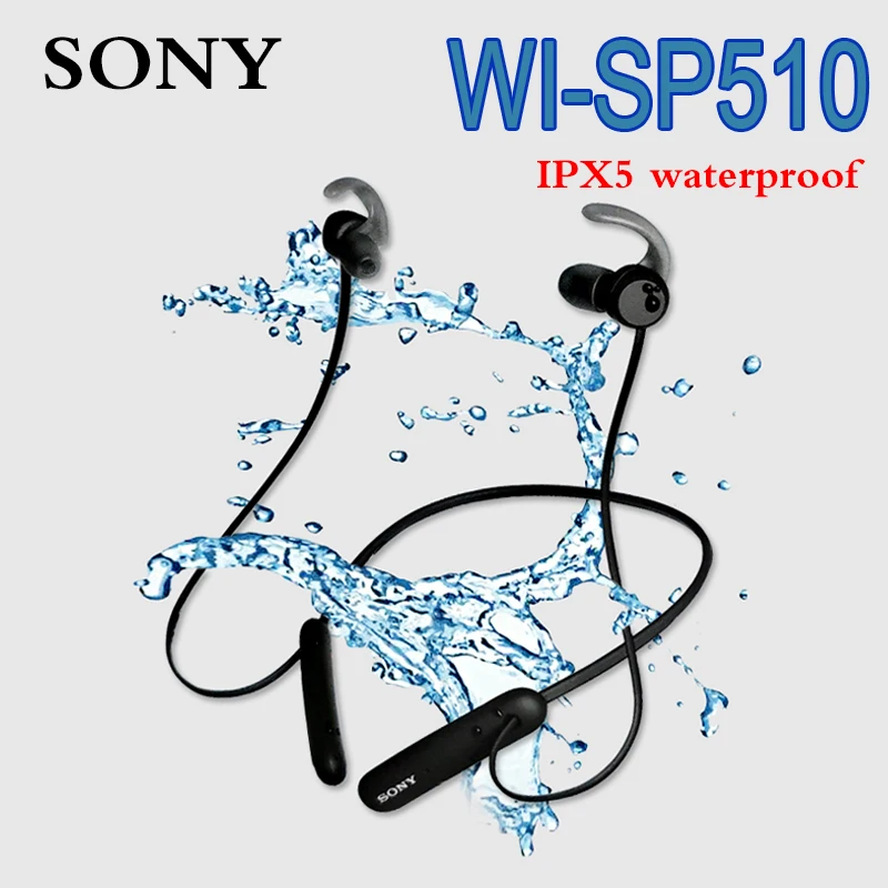 

Sony WI-SP510 In-ear Wireless Bluetooth Heavy Bass Running Sports Waterproof Call Headset