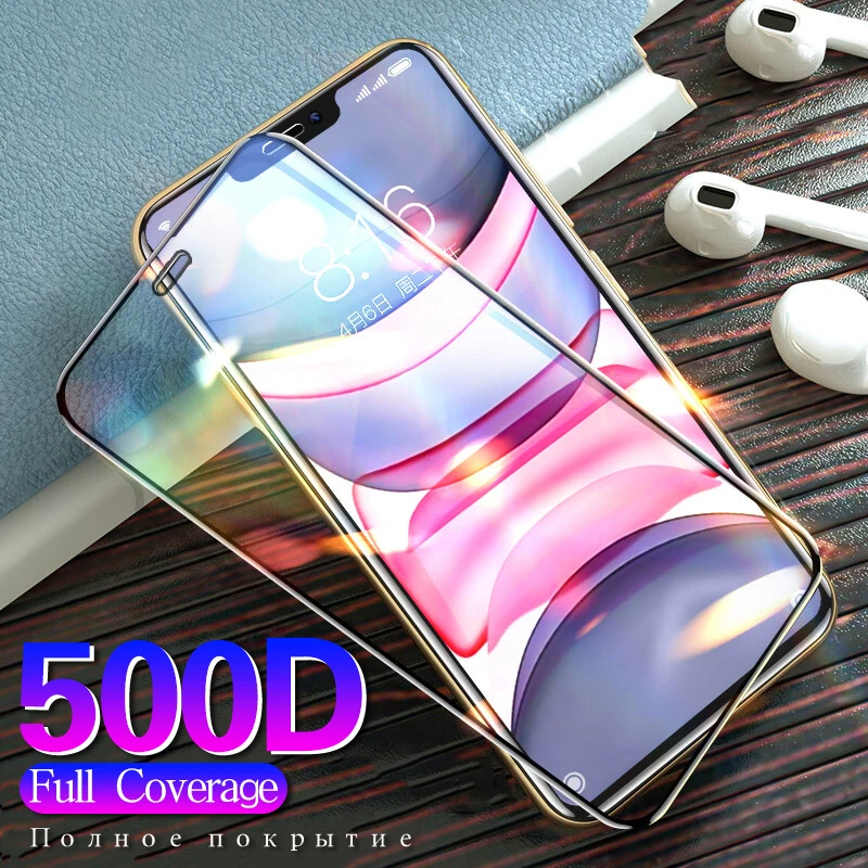 

500D Protective Tempered Glass On the For iPhone 11 Pro Max X Glass Screen Protector Hydrogel Film For iPhone X XS MAX XR Glass