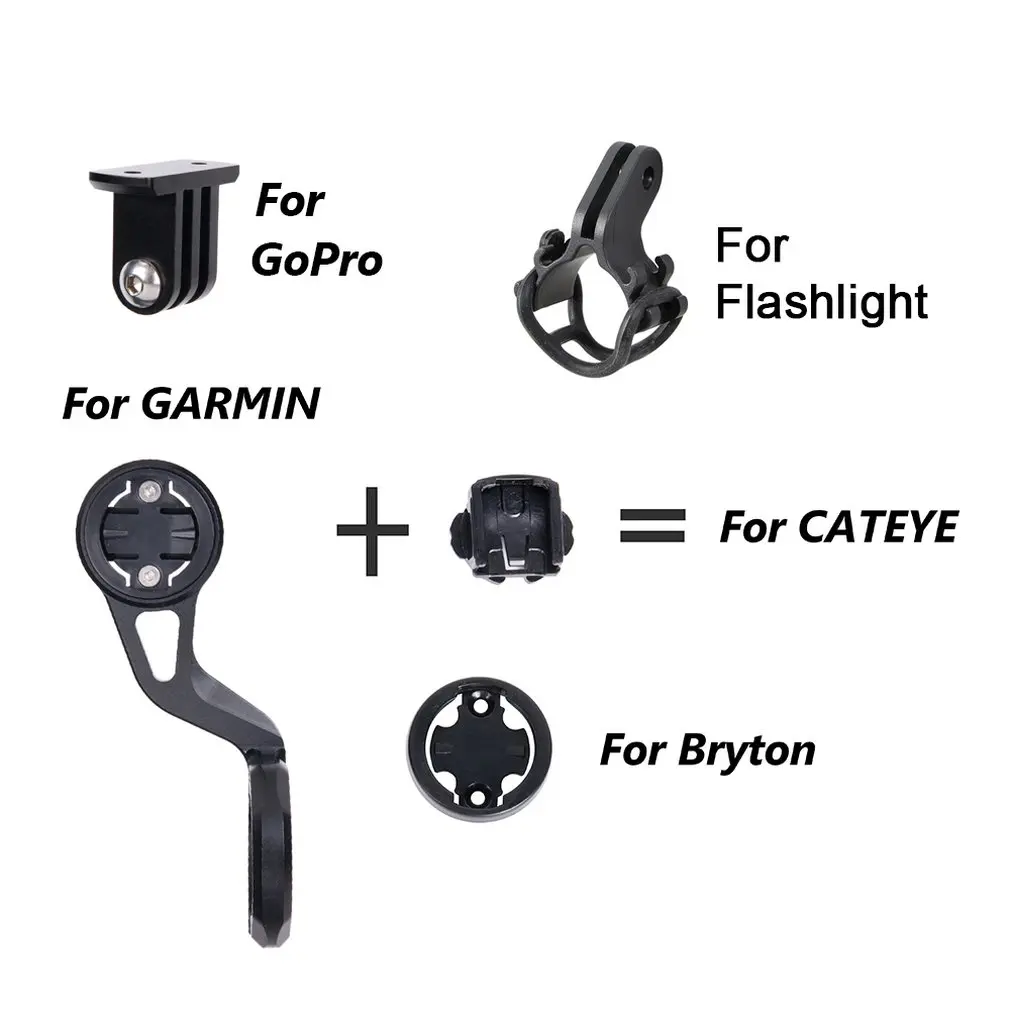 ZTTO Out-крепление для переднего велосипеда 092# для Garmin Cat Eye Bryton велосипедный компьютер gps Go Pro спортивный светильник для камеры все в одном
